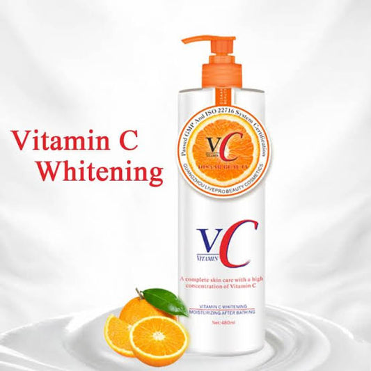 Disaar Beauty Vitamin C Whitening Moisturizing After Bathing Lotion - 480ml